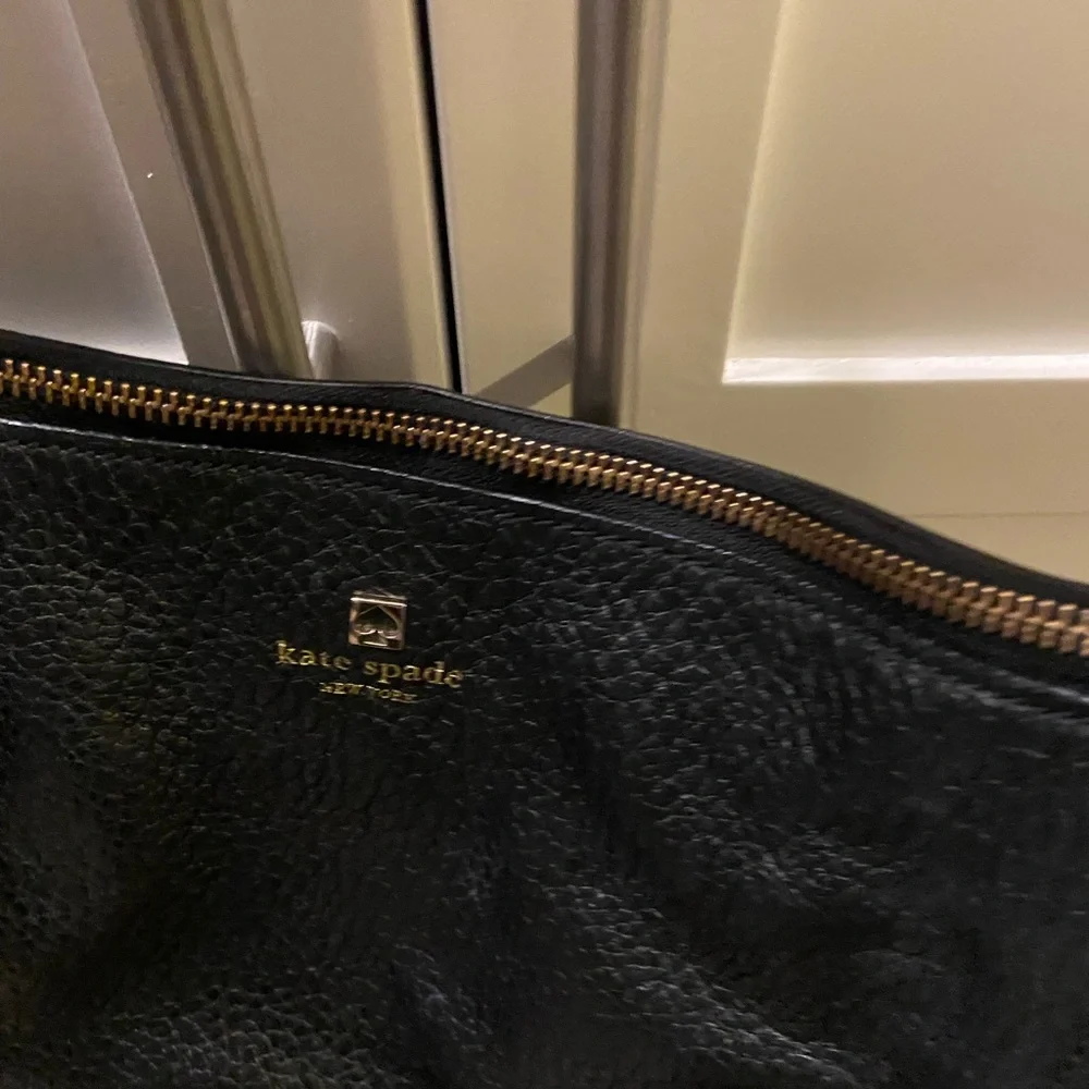 NEW Kate spade black genuine leather bag.